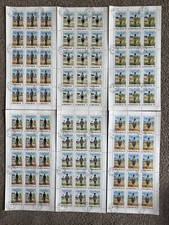 1971 LIBERIA FULL SET WORLD SCOUT JAMBOREE FULL SHEETS 15 DECIMAL STAMPS CTO #58