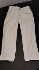 Tommy Hilfiger Women's White Hampton Stretch Chino Pants Size 0 Pre-Owned
