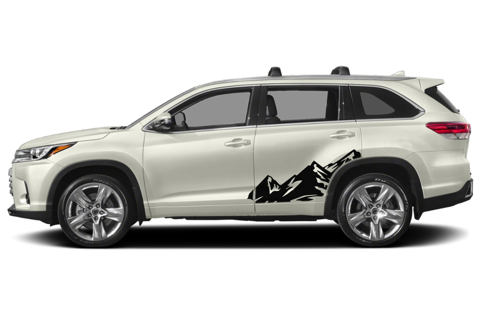 Mountain Rear Decal for Toyota Highlander Sticker Graphic Design kit ...