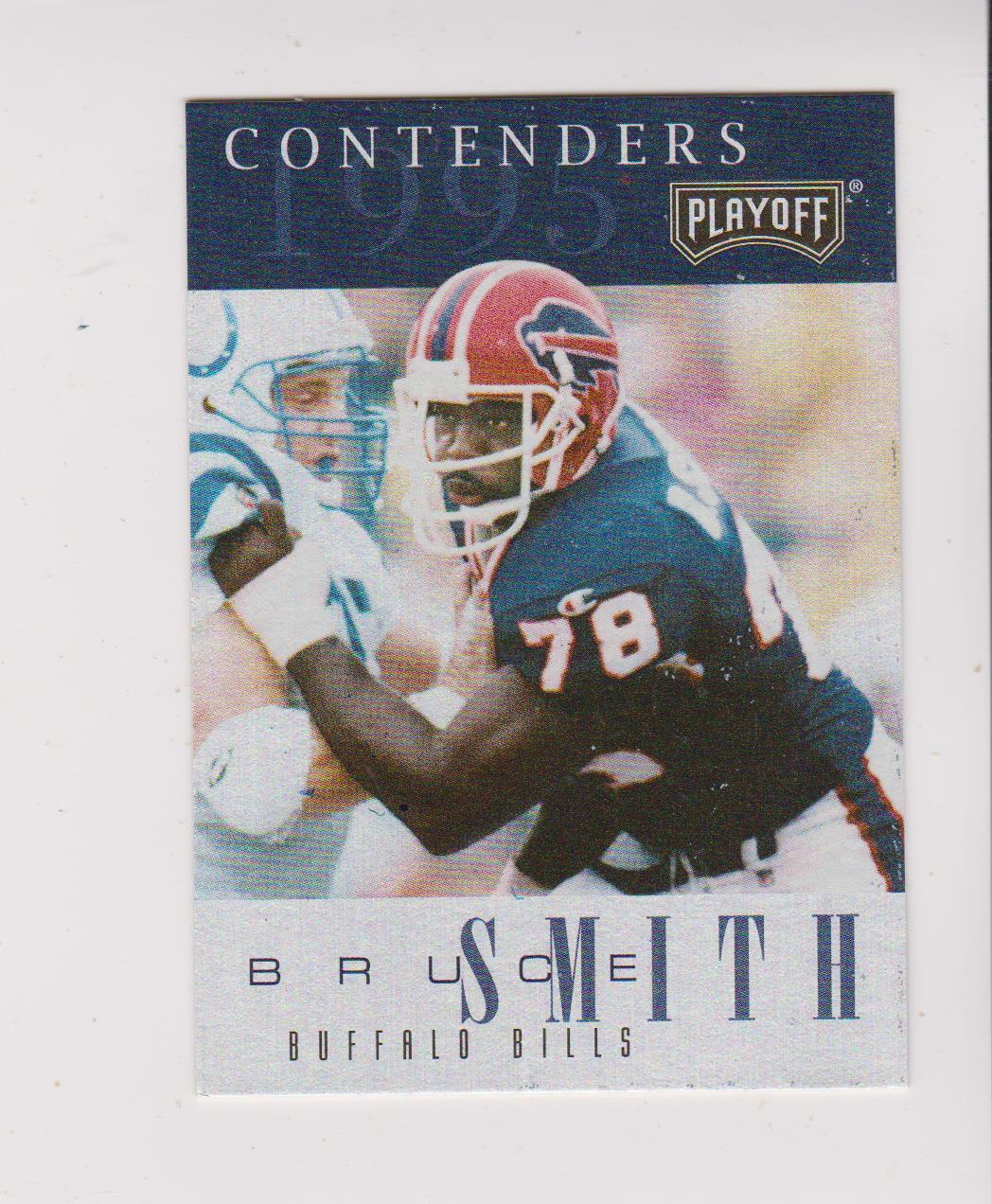 1995 Playoff Contenders #78 Bruce Smith card, Buffalo Bills HOF