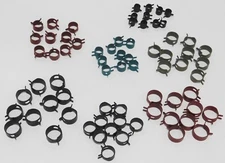 Spring Action Hose Clamps Fuel & Vacuum Line Assortment (70pcs)
