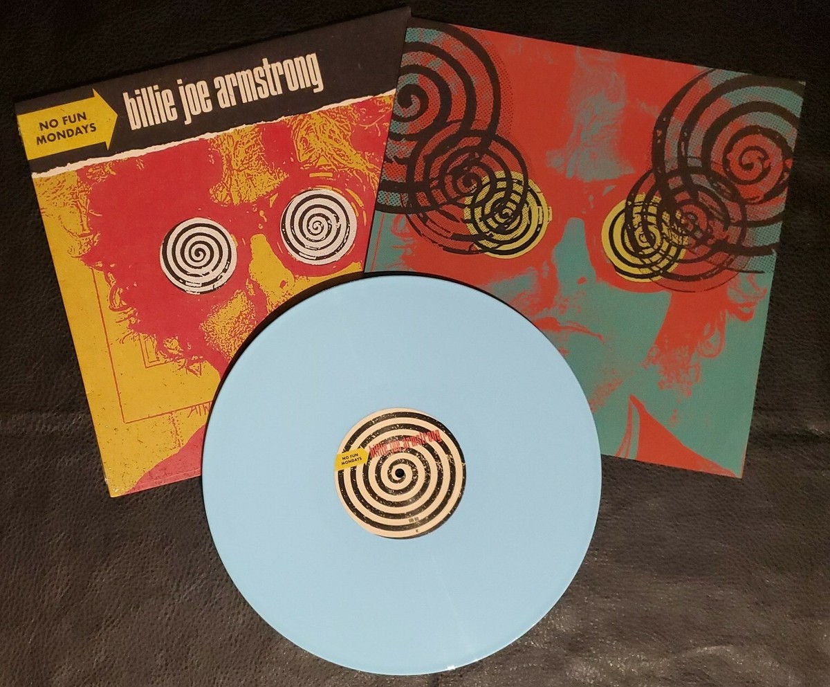 Billie Joe Armstrong No Fun Mondays Glow in Dark Cover Blue Vinyl
