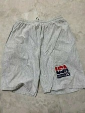 Vintage 90s Champion USA Basketball Team Shorts Size 28-30 w/ 5" Inseam