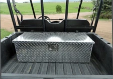 Polaris General Diamond Plate Aluminum Tool Box Large 31" Includes Bed Anchors