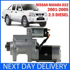 ADATTO PER NISSAN NAVARA D22 2.5 DI TD DIESEL PICK-UP 2001-05 MOTORINO AVVIAMENTO NUOVO