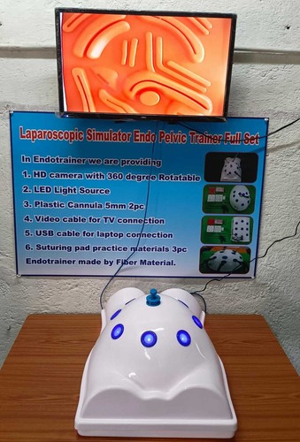 Laparoscopic Simulator Endo Pelvic Trainer Full Body Shape with HD Camera - Picture 4 of 12