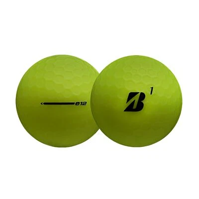 Bridgestone e12 Matte Green Used Golf Balls in Mint Condition