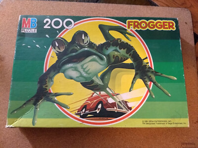 Frogger From Sega Jigsaw Puzzle. 200 Pieces. 1981 
