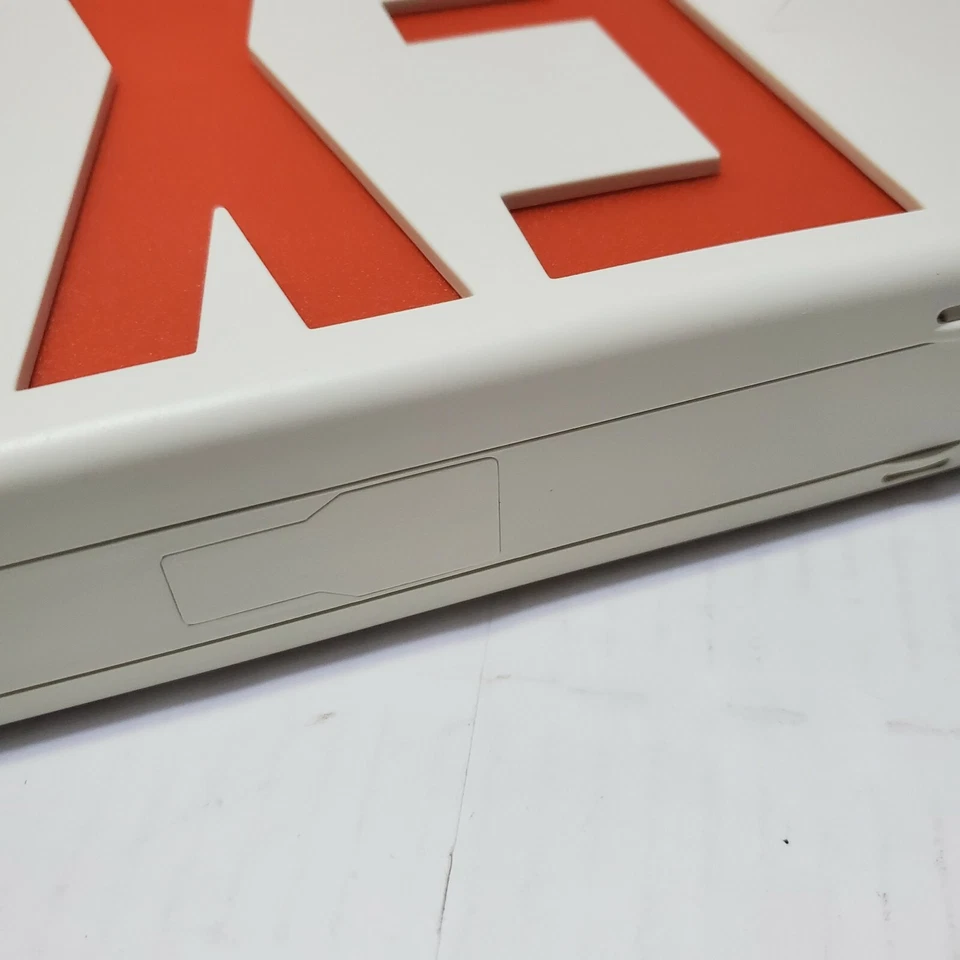 Slimline Exit Sign, Red LED, 12"x7" - Image 4 of 4