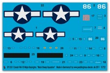 Peddinghaus-Decals 1/72 2331 Corsair F4U-1D Major Boyington "Black Sheep Squadro