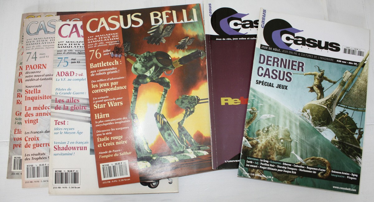 JEU DE ROLE CASUS BELLI V1 N°84 DECEMBRE JANVIER 1995 ENCART INCLUS