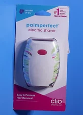 Clio palmperfect electric shaver for women Wet/Dry Cordless uses 2) AAA batterys