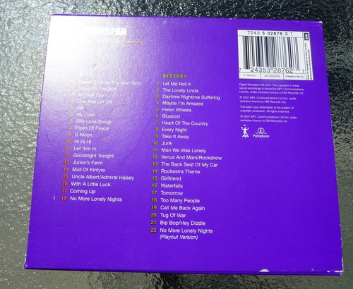 Paul McCartney Wingspan Hits & History CD 40 Tracks 3D Lenticular Cover RARE!!! - Picture 2 of 10