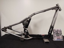 2004-UP 35° RAKE TINWORKSINC SPORTSTER GOOSENECK RIGID DROPSEAT FRAME USA MADE