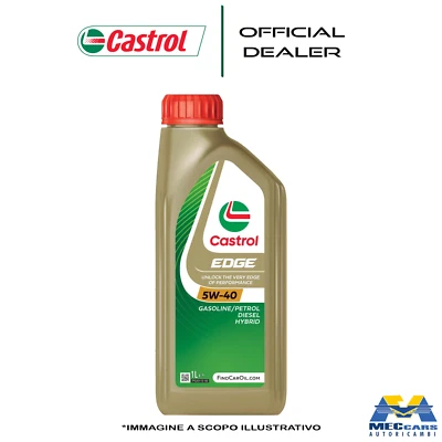CASTROL EDGE 5W40 Huile Moteur SYNT Acea C3 Api SN / CF | 1 LITRE = TITANIUM - Photo 1/4