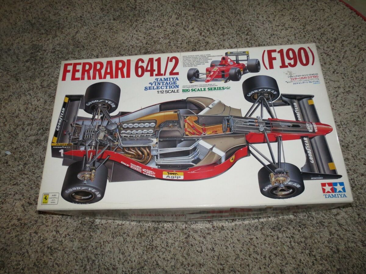1/12 TAMIYA FERRARI 641/2 (F190) KIT-#12027 | eBay 1/12 TAMIYA FERRARI 641/2 (F190) KIT-#12027 | eBay