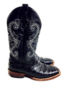black ferrini boots