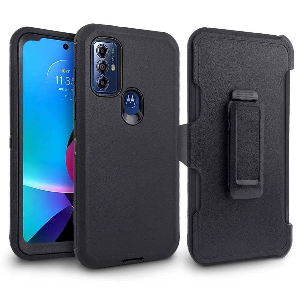 Funda de teléfono para Motorola Moto G Play 2023 apta para Otterbox Defender clip para cinturón Foto 2 de 4