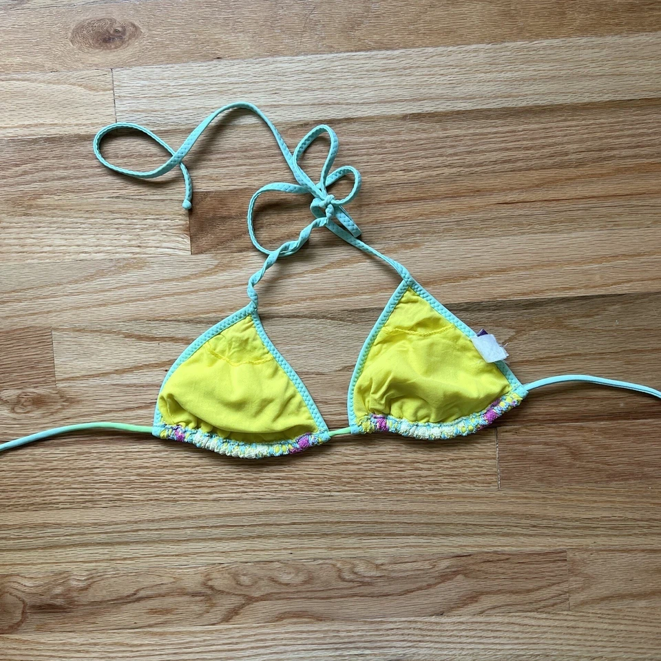vintage pan dulce crochet bikini top - Image 4 of 4