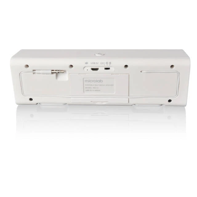 New Microlab MD212 Wireless Bluetooth Portable Stereo Speaker w/ Microphone & - Image 3 of 4