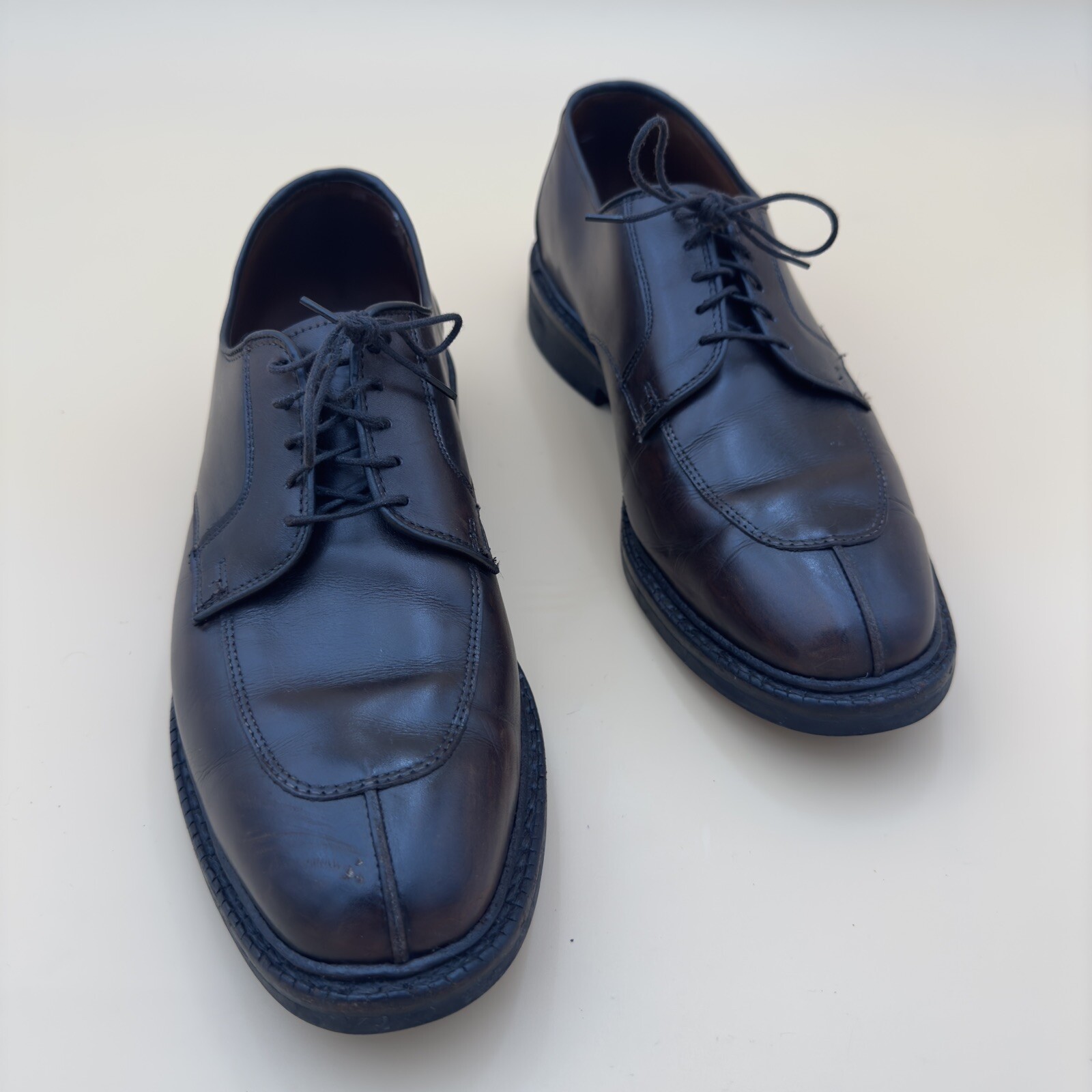 SAOLA Scarpa elegante derby Allen Edmonds Ashton in pelle nera punta spaccata 1609 da uomo 8 5