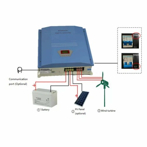 5900W 48V-220V PWM Wind Solar Hybrid Charge Controller Regulator for Battery - Imagen 6 de 22