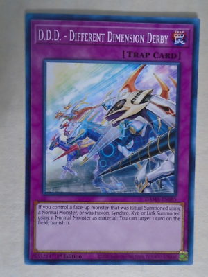 DDD - DIFFERENT DIMENSION DERBY / TRAP CARD / Yu-Gi-Oh! 2020 | eBay