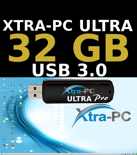 XTRA-PC ULTRA PRO 32 GB USB 3.0 PORTABLE OPERATING SYSTEM,MOVE BETWEEN COMPUTERS - Afbeelding 1 van 8