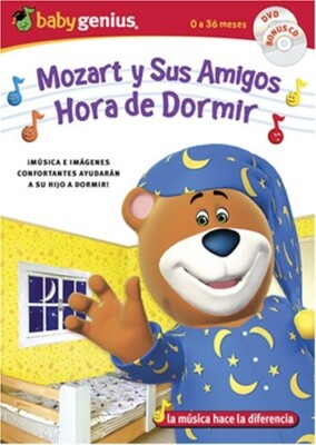 Mozart y sus Amigos Hora de Dormir (CD/DVD, 2006, Full Screen) Free Shipping!