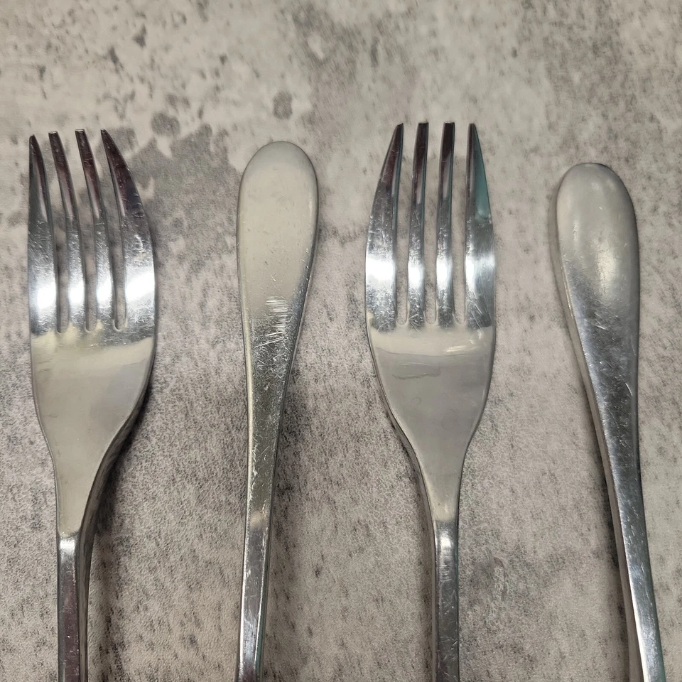 KNORK Stainless ORIGINAL Flatware Dinner Forks 7 5/8” Lot of 4 - Image 4 of 4