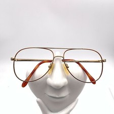 Vintage Charmant CH8106 Gold Titanium Pilot Sunglasses FRAMES ONLY Japan