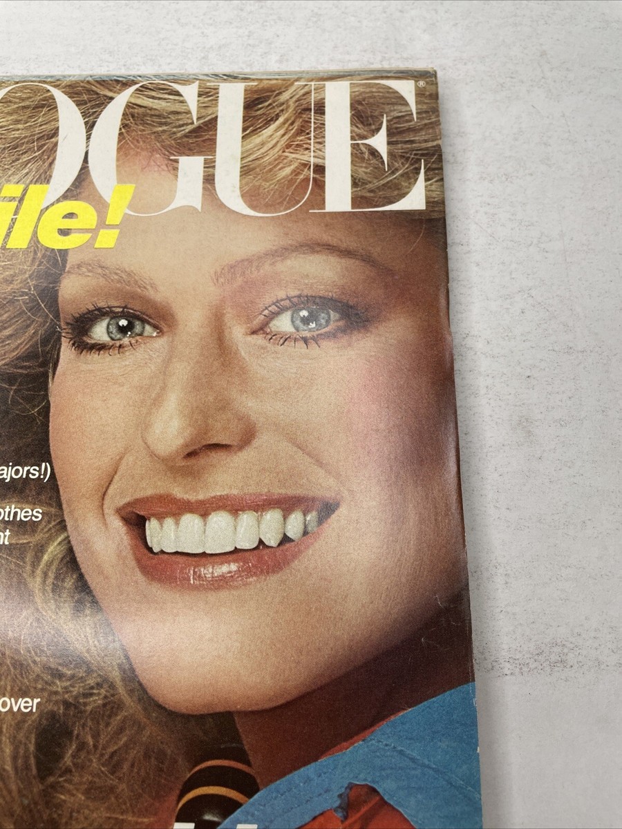 Vogue Magazine April 1977 Farrah Fawcett- Avedon Vintage Fashion