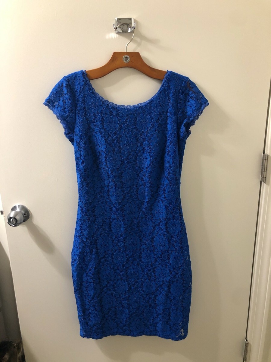Laundry Royal Blue Lace Dress