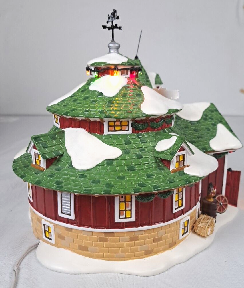 Dept 56 Happy Holidays Barn Original Snow Village Christmas 55394 eBay