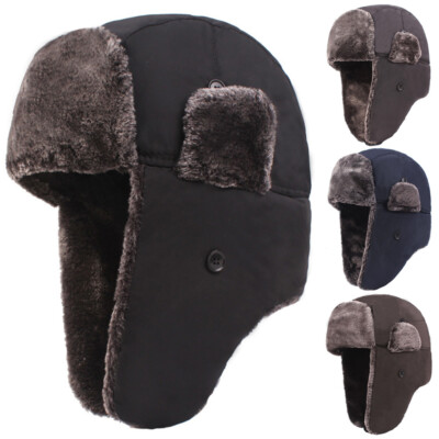 Unisex Men Cycling Driving Balaclava Hat Cap Winter Warm Hunting Trapper Hat