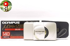 TOPMINT in Box Olympus mju Zoom140 DLX DELUXE Film Camera From JAPAN 0404