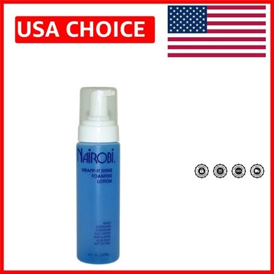 8oz Wrapp-It Shine Foaming Lotion: Fast Drying & Managability for Gorgeous Hair