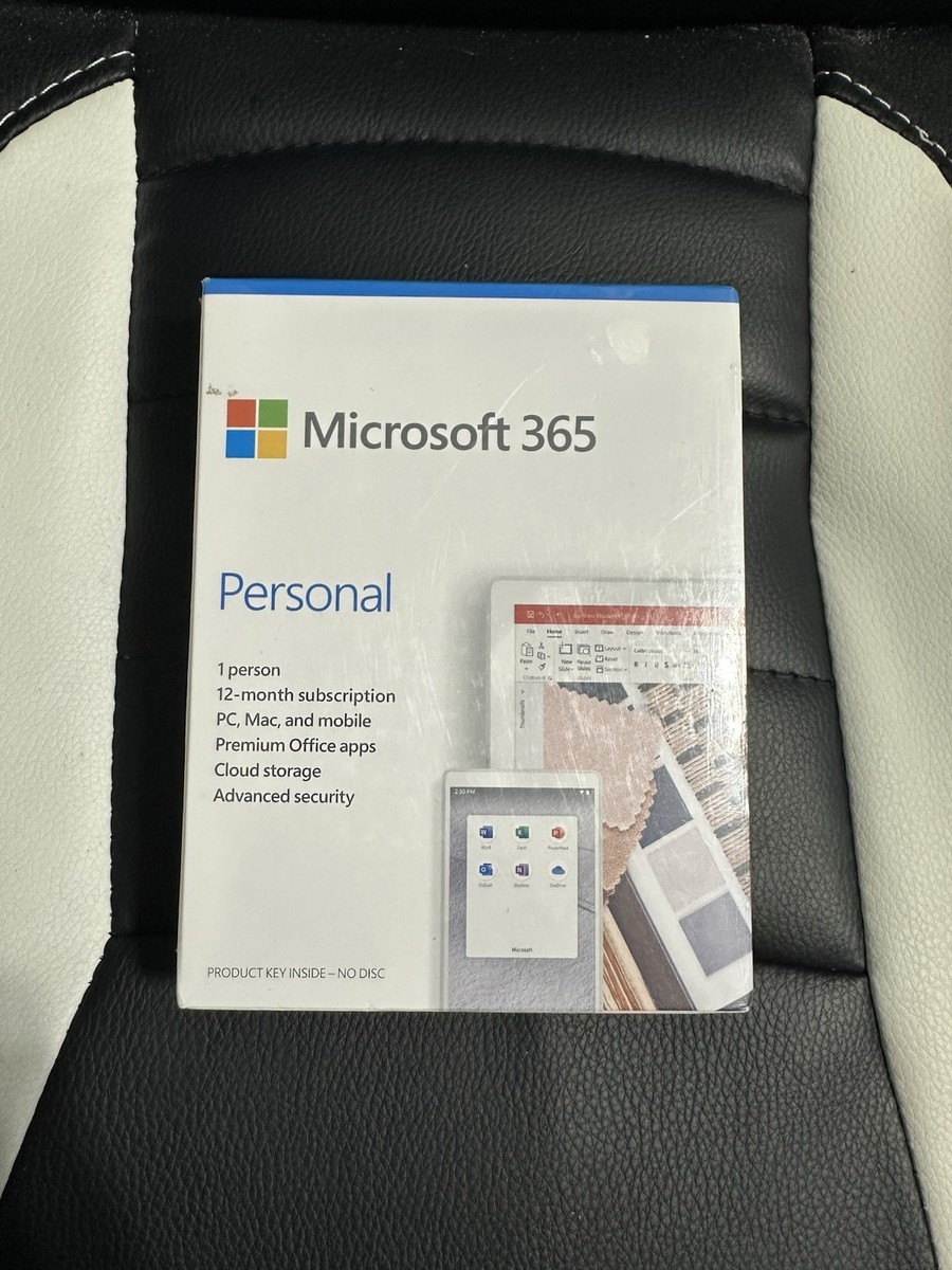 Microsoft 365 Personal Office Suite 1 Year (‎QQ2-01024) for