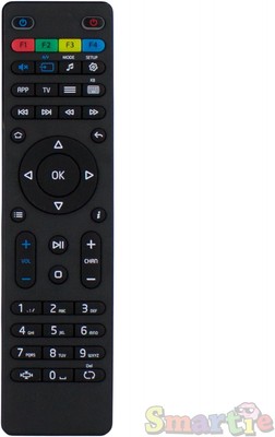 Infomir MAG 254/255 Remote Control for Streaming Media Player Black 