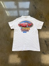 Vintage 80s SEGA Turbo Outrun T-Shirt Arcade Racing Video Game Promo 90s Sz M/L