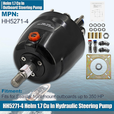 NEW For SeaStar HH5271-4 Front Mount 1.7 Hydraulic Marine Helm Pump Replacement
