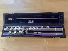 Solid Silver Haynes Concert Flute, 1 owner, C...