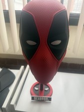 Deadpool Helmet Mask Cosplay with stand