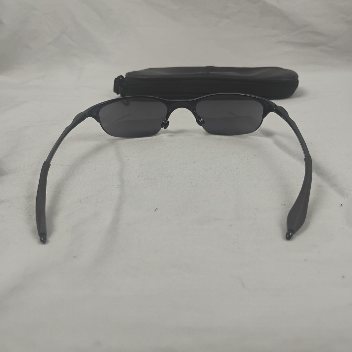 Oakley Half Wire XL Dark Carbon Black Iridium Spring Hinges 05-738