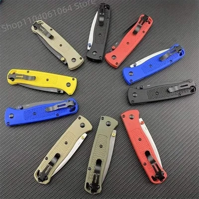 ISO OMEGA HEXIS BM 535 Bugout Folding Knife Lightweight Outdoor Camping Fishing Tool
