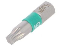 "05071035001 Bit Torx® TX25 L. Ges: 25Mm Befestigung: 1/4\" (D6,3 Mm) Wera"
