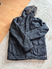 Men’s Black Dickies Parka Style Jacket Size XL
