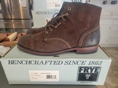 Frye Dark Brown Leather Men display picture 2