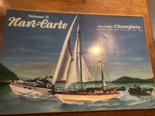 Lake Champlain Nautical Charts Adjacent Waterways -Chart Book &  Cruising Guide