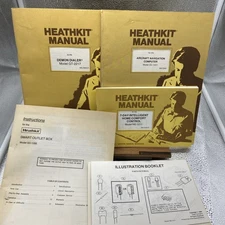 Heathkit Manual Lot of 5 Manuals/Instructions